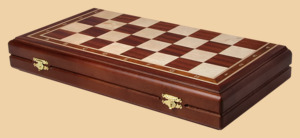 Шахматы Люкс (махагон, клетка 5см)