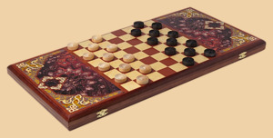 Шахматы, нарды, шашки Красавица (средние)
