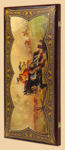 Шахматы, нарды, шашки Гусарские (средние)