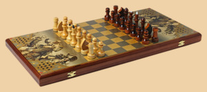 Шахматы, нарды, шашки Крестоносцы (средние)