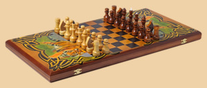 Шахматы, нарды, шашки Тигр (средние)