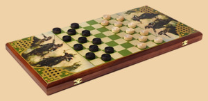 Шахматы, нарды, шашки Атака (большие)