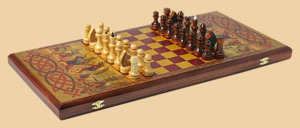 Шахматы, нарды, шашки Гладиатор (большие)