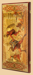 Шахматы, нарды, шашки Гладиатор (большие)