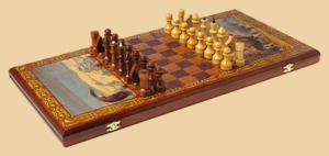 Шахматы, нарды, шашки Медведь (большие)