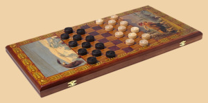 Шахматы, нарды, шашки Медведь (большие)