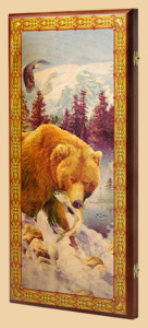 Шахматы, нарды, шашки Медведь (большие)