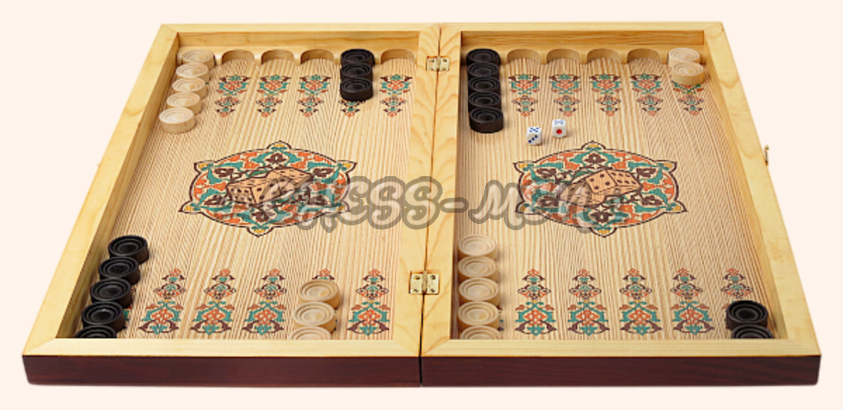 Шахматы, нарды, шашки Жостовские Цветы