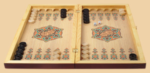 Шахматы, нарды, шашки Жостовские Цветы