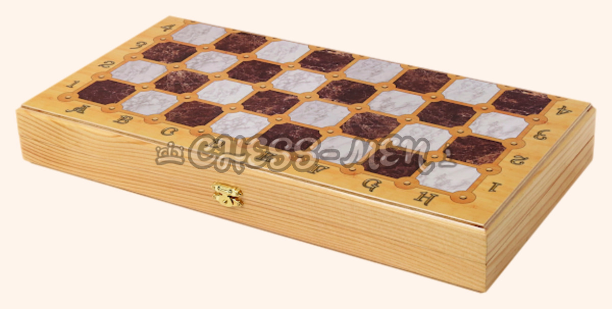 Шахматы Мраморные (средние)