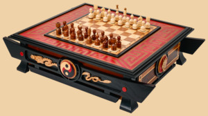 Шахматы, нарды, шашки Япония (мини)