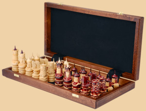 Шахматы Кайзер (американский орех, клетка 5 см)