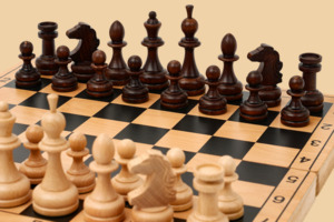 Шахматы Игрок из ясеня