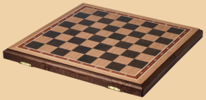 Шахматная доска складная Турнирная (венге и дуб, клетка 5 см)