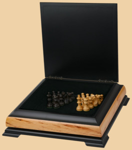 Шахматы Гефест №2 (корень ореха и карельской березы)