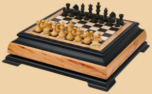 Шахматы Гефест №2 (корень ореха и карельской березы)