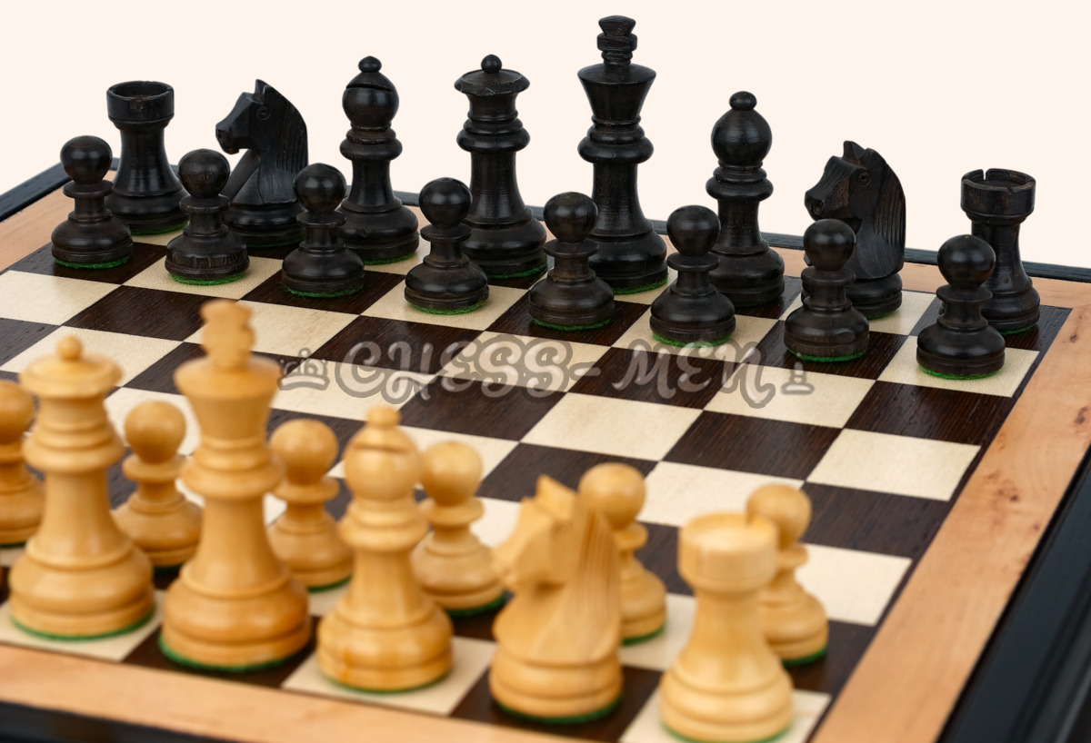 Шахматы Гефест №2 (корень ореха и карельской березы)