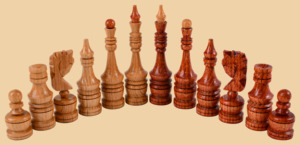 Шахматы, нарды, шашки Медведь (с классическими фигурами, большие)