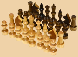 Шахматные фигуры Детские (матовые)