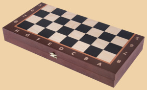 Шахматы Контраст (средние, фигуры с утяжелителем)