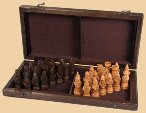 Шахматы Немцы (фигуры с утяжелением, модель №1)