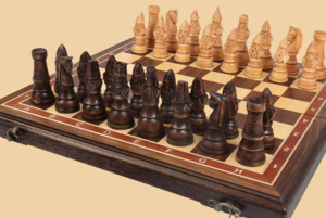 Шахматы Немцы (фигуры с утяжелением, модель №1)