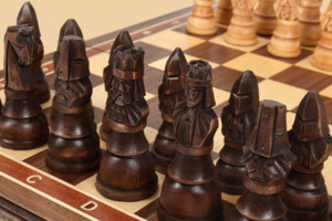 Шахматы Немцы (фигуры с утяжелением, модель №1)