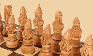 Шахматы Немцы (фигуры с утяжелением, модель №1)