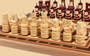 Шахматы Ампир резьба (модель №2)