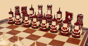 Шахматы Ампир резьба (модель №2)