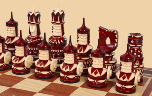 Шахматы Ампир резьба (модель №2)