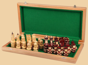 Шахматы Ампир резьба (модель №2)