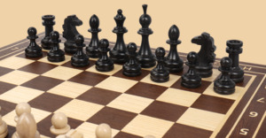 Шахматы Сражение (венге, клетка 5 см)