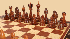 Шахматы Марафон (махагон, клетка 5 см)