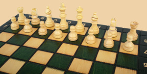 Шахматы Вояж (магнитные, зелёные)