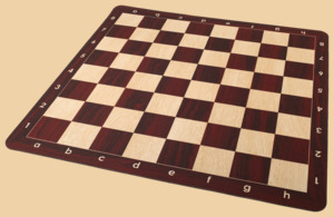 Шахматная доска Винил VIP (дерево палисандр, размер 51 на 51 см)