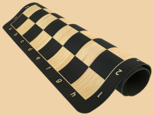 Шахматная доска Винил VIP (дерево венге, размер 51 на 51 см)