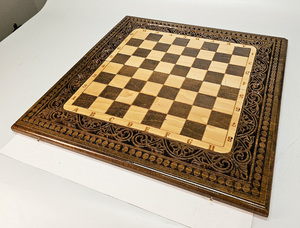 Шахматная доска складная Резное великолепие (модель №1)