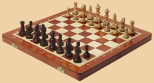 Шахматы Эстрада (махагон)
