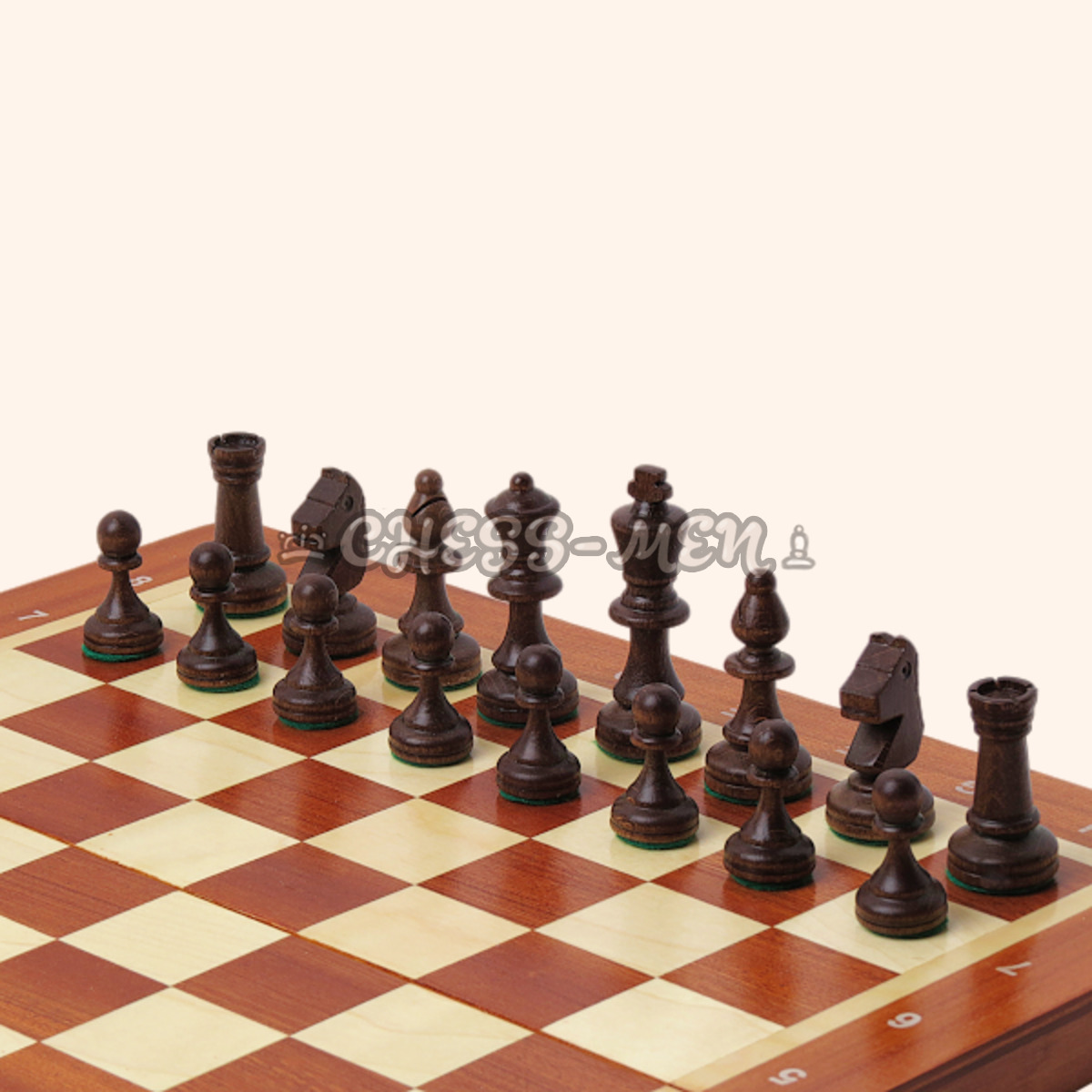 Шахматы Эстрада (махагон)