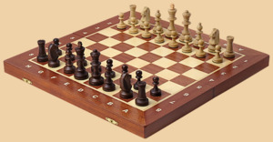 Шахматы Стаунтон №4 (махагон)