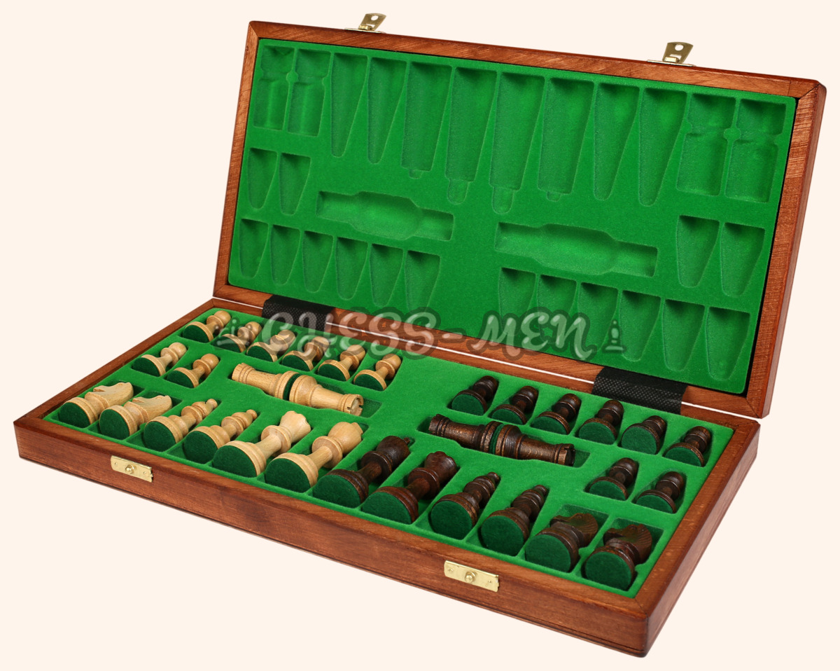 Шахматы Стаунтон №4 (махагон)