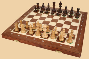 Шахматы Стаунтон №4 (махагон)