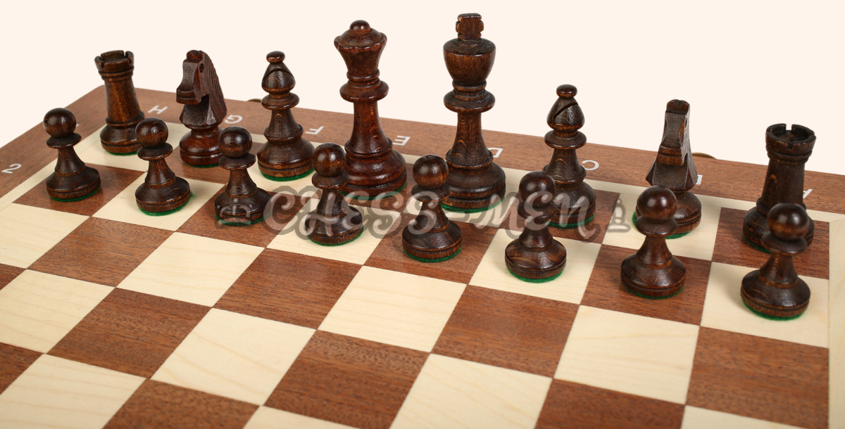 Шахматы Стаунтон №4 (махагон)