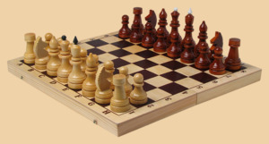 Шахматы Гроссмейстерские (коричневый цвет клеток)