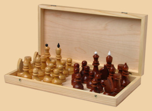 Шахматы Гроссмейстерские (коричневый цвет клеток)