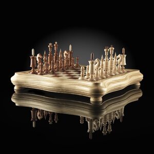 Шахматы Барлейкорн (светлые)