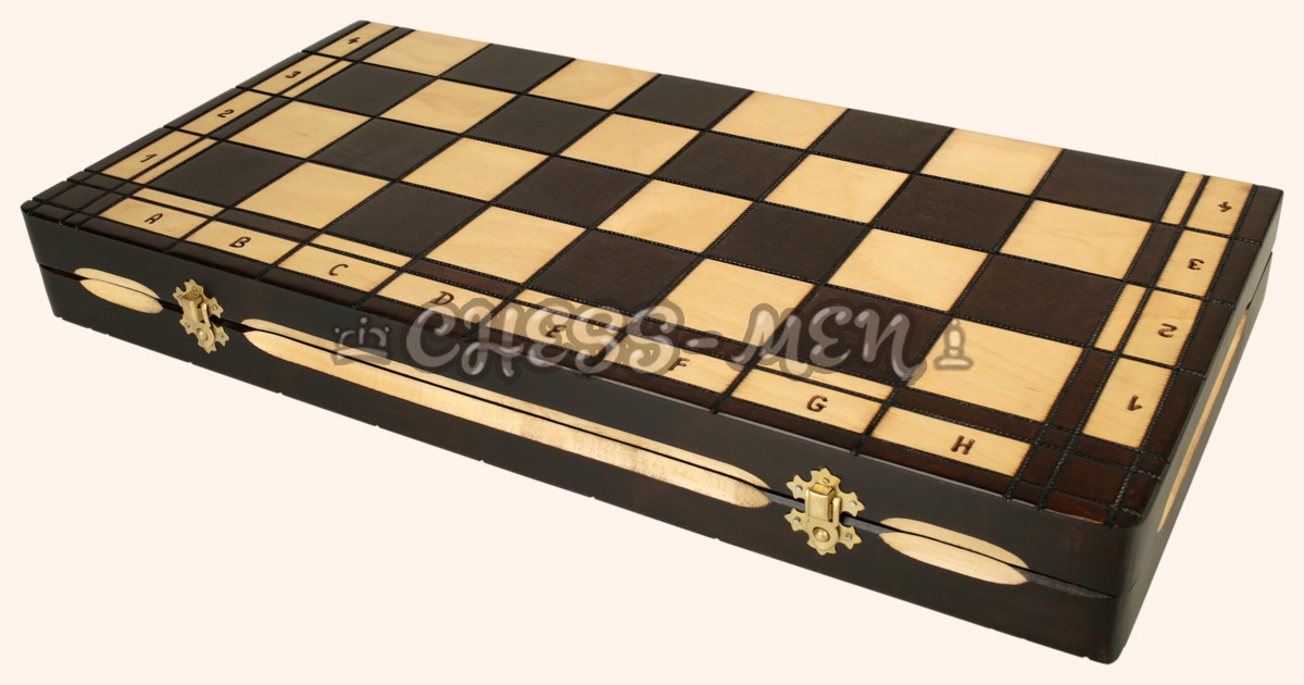 Шахматы, нарды, шашки Элит (тёмные)