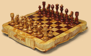 Шахматы Кардинал (берёзовый кап)